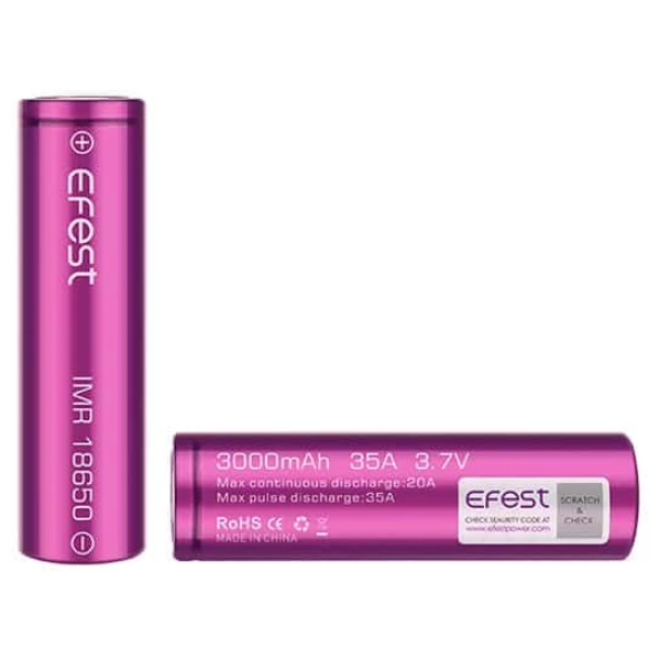 Batería Efest 18650 - 3000Mah 20A
