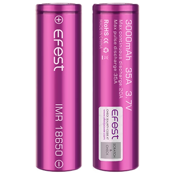 Batería Efest 18650 - 3000Mah 20A