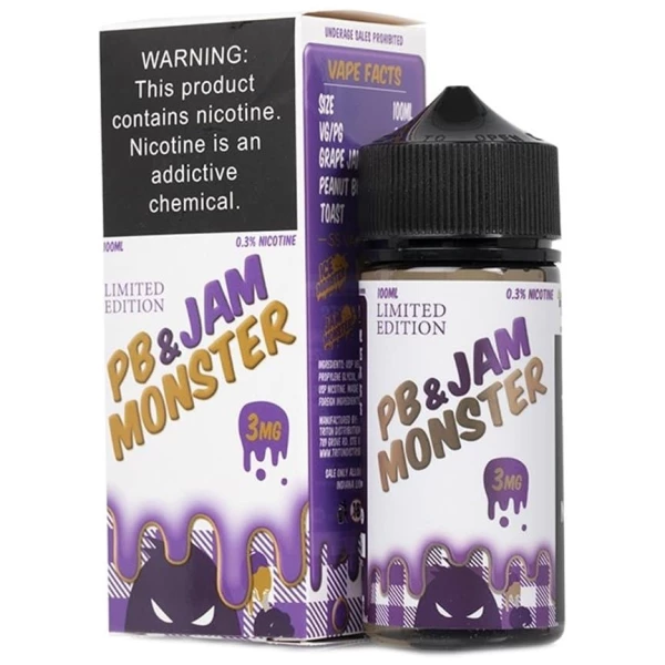 Pb &Amp; Jam Monster Grape 100Ml