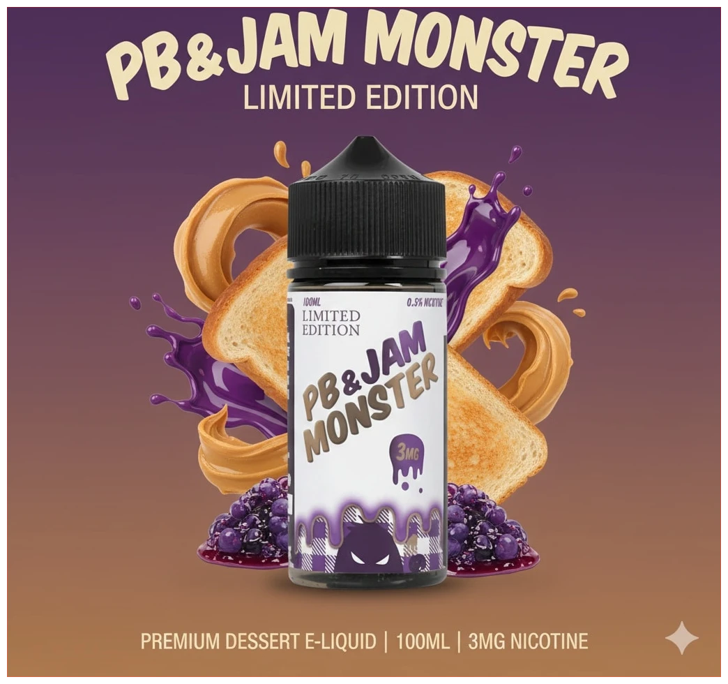 PB & Jam Monster Grape 100ml 1 PB Jam Monster Grape 100ml