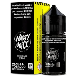 Nasty Juice Vanilla Tobacco Silver Blend Salt 30ml