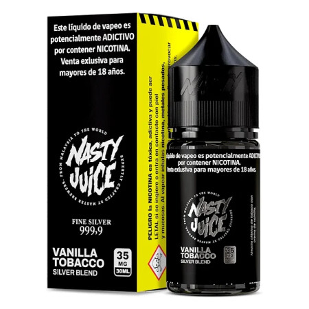 Nasty Juice Vanilla Tobacco Silver Blend Salt 30ml
