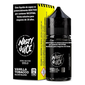 Nasty Juice Vanilla Tobacco Silver Blend Salt 30ml