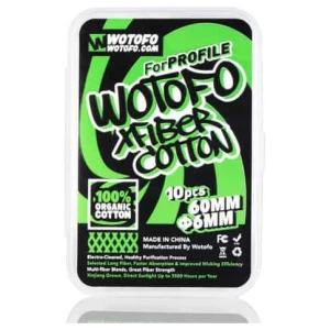 Algodón Orgánico Wotofo Xfiber 3mm 30und