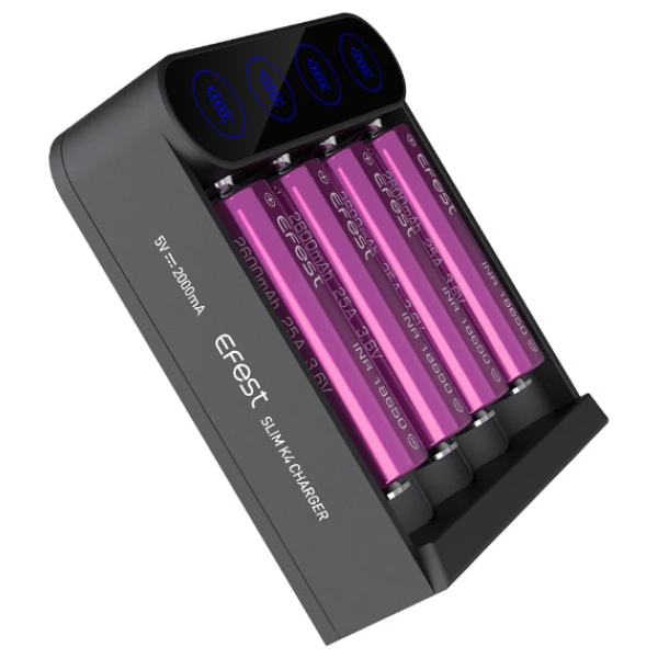 Cargador Efest Slim K4
