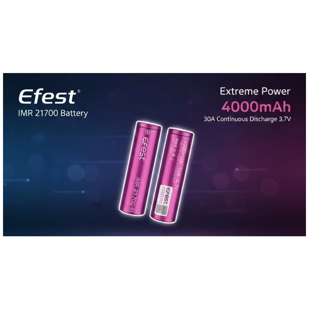 Bateria EFEST 21700 4000mAh 30A 4 1 e1769019255555