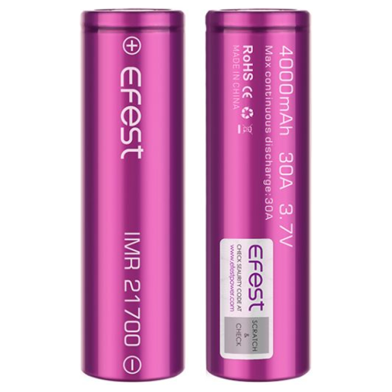 Bateria EFEST 21700 4000mAh 30A