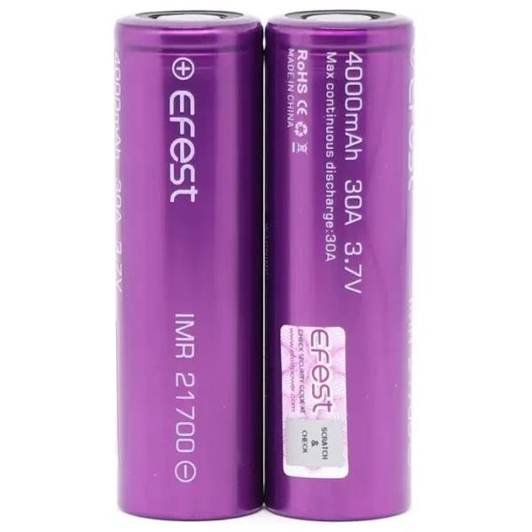 Batería Efest 21700 - 4000Mah 30A
