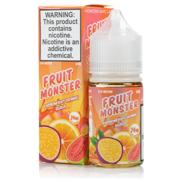 Fruit Monster Passion Fruit Orange Guava Salt 30Ml