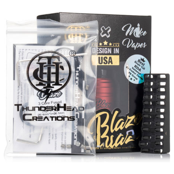 Atomizador Thunderhead X Mike Vapes Blaze Solo Rda