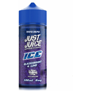 Just Juice Blackcurrant & Lime Ice Shortfill 100ml