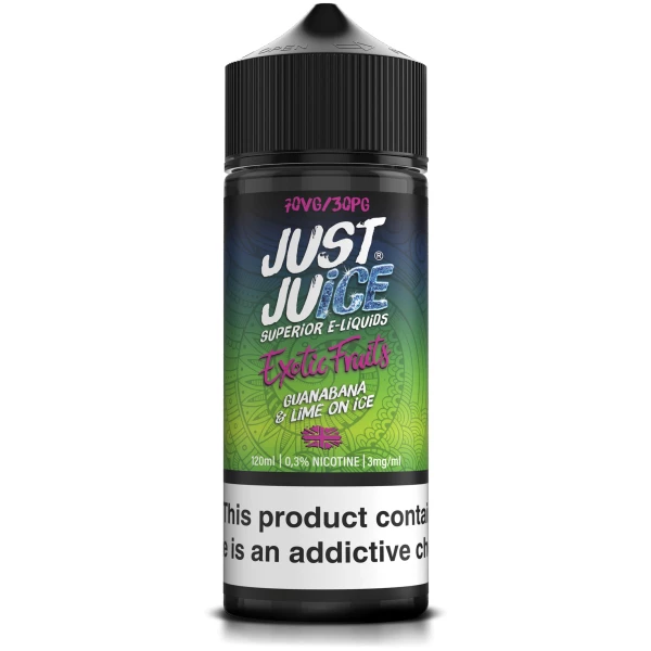 Just Juice Guanabana &Amp; Lime On Ice Shortfill 100Ml
