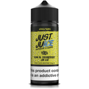 Just Juice Kiwi & Cranberry On Ice Shortfill 100ml