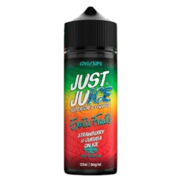Just Juice Strawberry &Amp; Curuba Ice Shortfill 100Ml