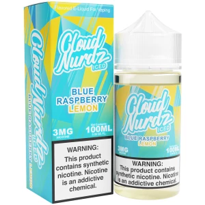 Cloud Nurdz Iced Blue Raspberry Lemon 100ml