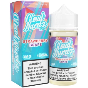 Cloud Nurdz Iced Grape Strawberry 100ml