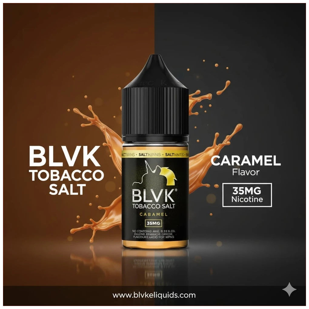 Blvk Sweet Caramel Tobacco Salt 30ml 1 Blvk Sweet Caramel Tobacco Salt 30ml 5