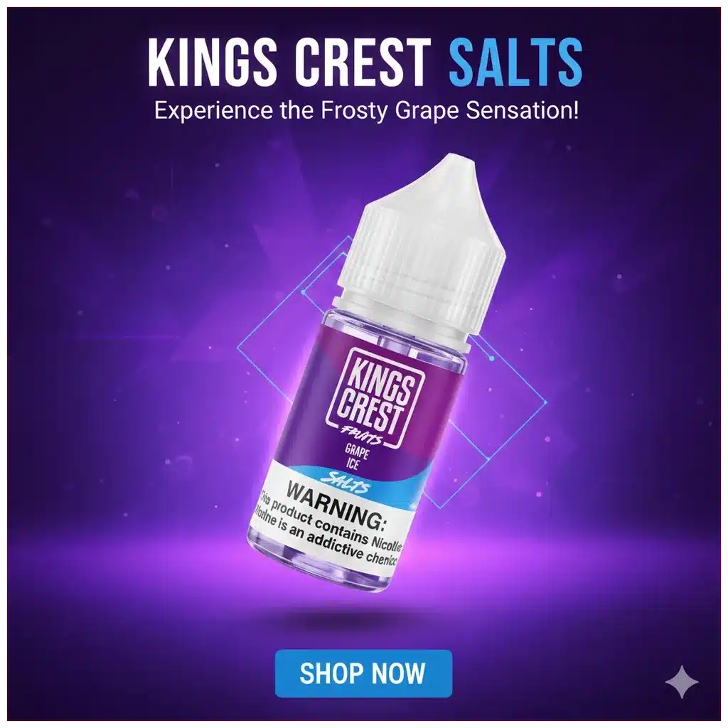 kings crest fruits grape ice 30 ml banner