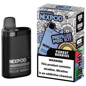 Vaporizador Wotofo Nexpod Kit Forrest Berries 5000 Puffs
