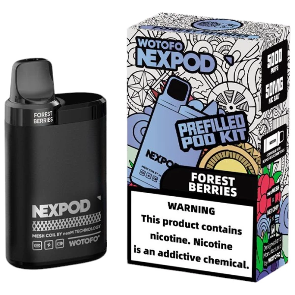 Vaporizador Wotofo Nexpod Kit Forrest Berries 5000 Puffs