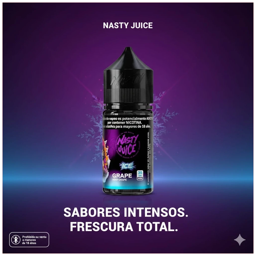 Nasty Juice Asap Grape Ice Salt 30ml 1 Nasty Juice Asap Grape Ice Salt 30ml