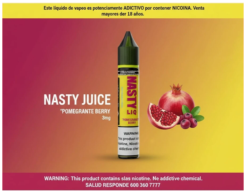 Nasty Juice Pomegranate Berry Salt 30ml 1 Nasty Juice Pomegranate Berry Salt 30ml banner 1.1