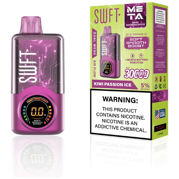 Swft Dual Mesh 30000 Puff Kiwi Passion Ice