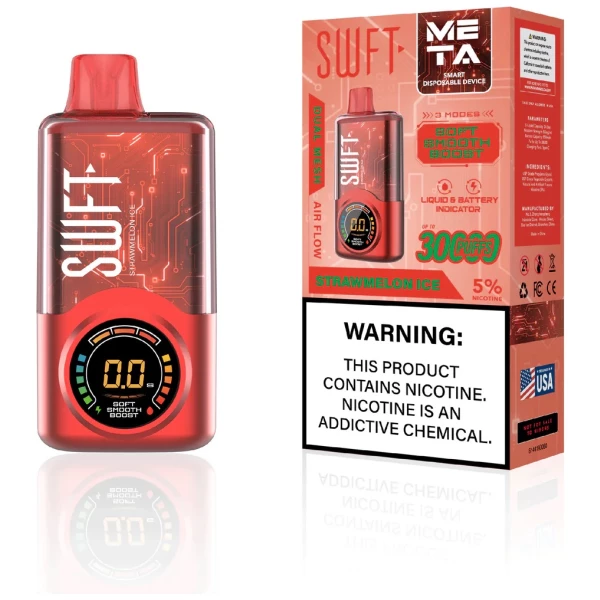 Swft Dual Mesh 30000 Puff Strawmelon Ice