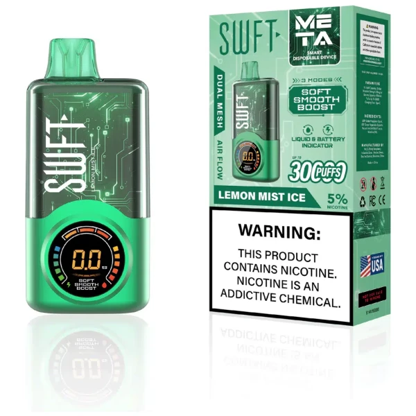 Swft Dual Mesh 30000 Puff Lemon Mist Ice