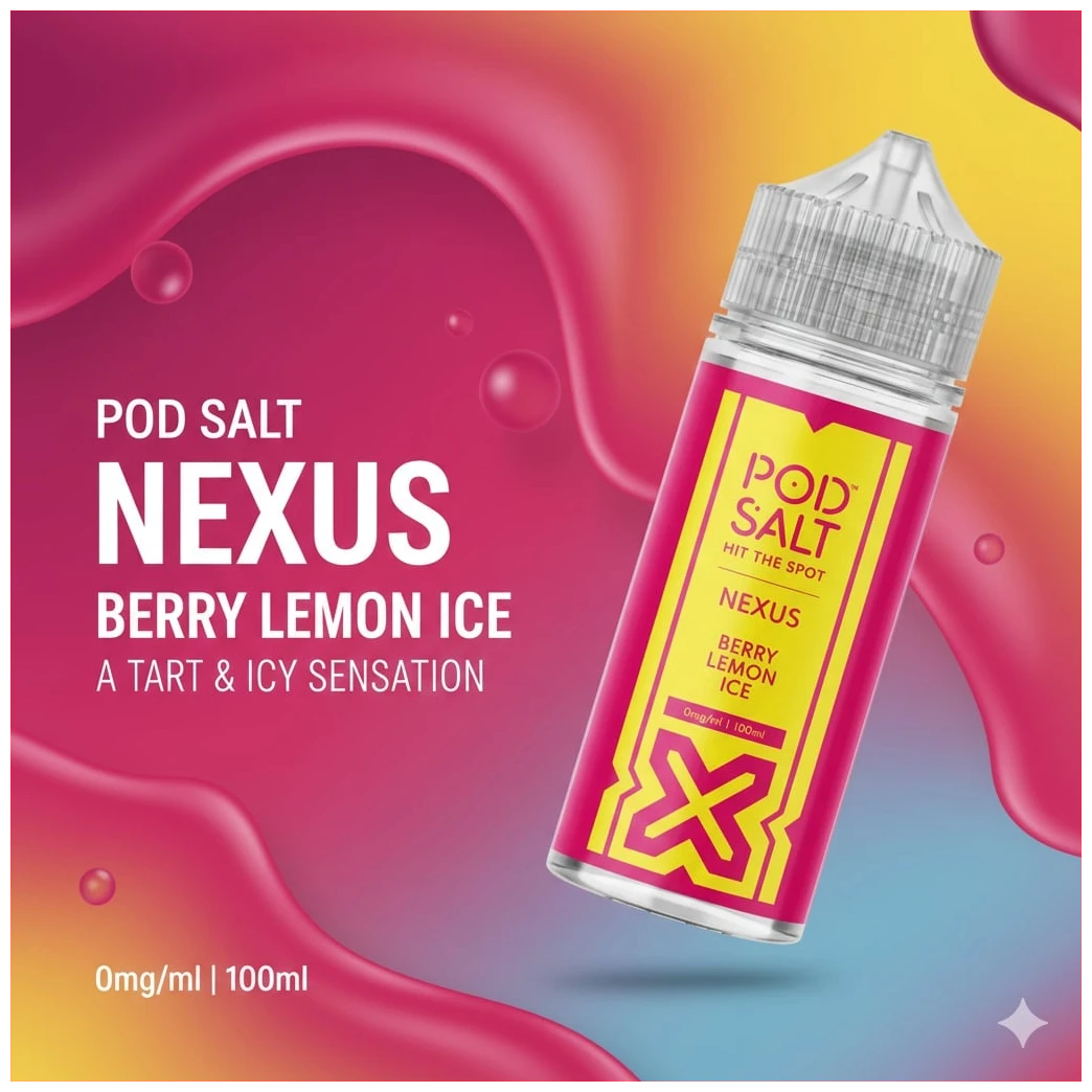 Pod Salt Berry Lemon Ice 100ml 1 berry lemon ice pod salt banner 100ml