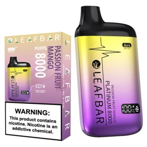 Leafbar Platinum 8000 Puff Passion Fruit Mango