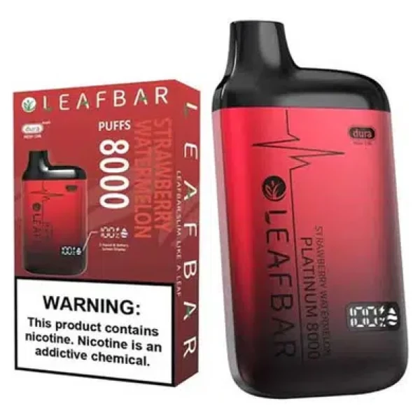 Leafbar Platinum 8000 Puff Strawberry Watermelon