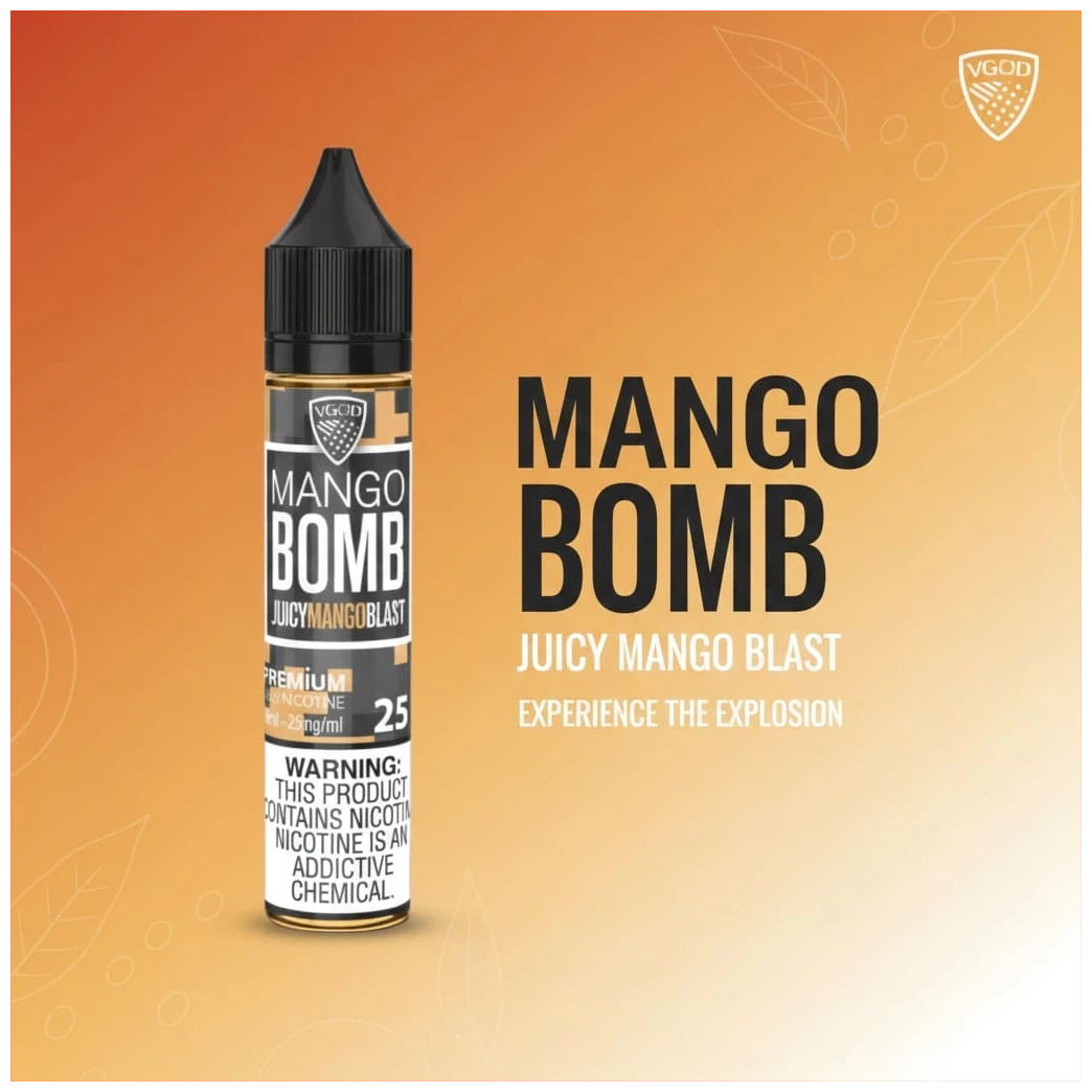 VGOD Mango Bomb Salt 30ml 1 VGOD Mango Bomb Salt 30ml banner 1.1