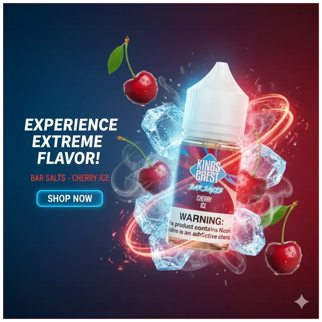 kings crest bar salts CHERRY ice 30 ml 1