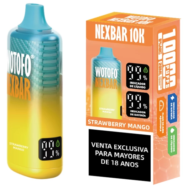 Wotofo Nexbar 10000 Puffs Strawberry Mango