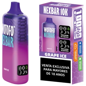 Wotofo Nexbar 10000 Puffs Grape Ice