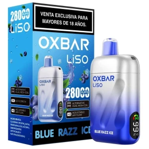 Vaporizador Oxbar Liso 28000 Puffs Blue Razz Ice