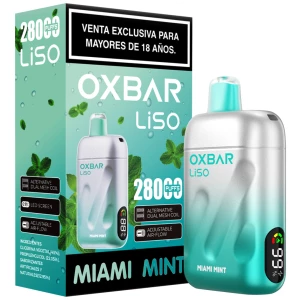 Vaporizador Oxbar Liso 28000 Puffs Miami Mint