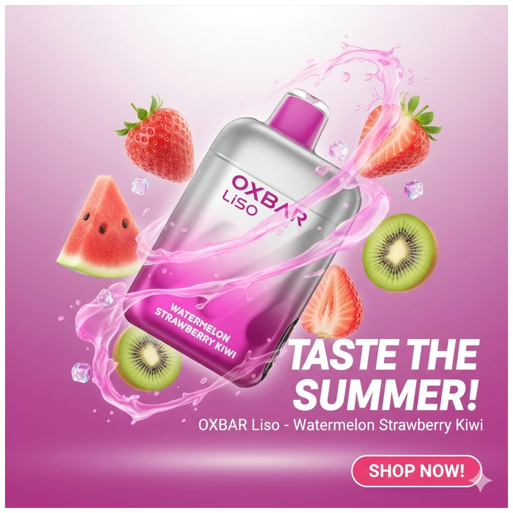 Oxbar liso strawberry watermelon kiwi 28000