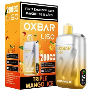 Vaporizador Oxbar Liso 28000 Puffs Triple Mango Ice