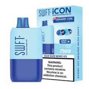 Vaporizador Swft Icon 7500 Puff Blue Razz Berry Ice