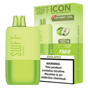 Vaporizador Swft Icon 7500 Puff Sour Apple
