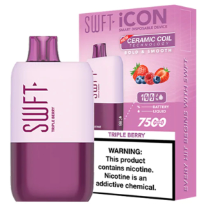 Vaporizador Swft Icon 7500 Puff Triple Berry