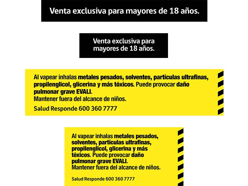 Ley De Tabaco: Vaporizadores Y Cigarrillos Electrónicos Deberán Incluir Advertencia Sanitaria