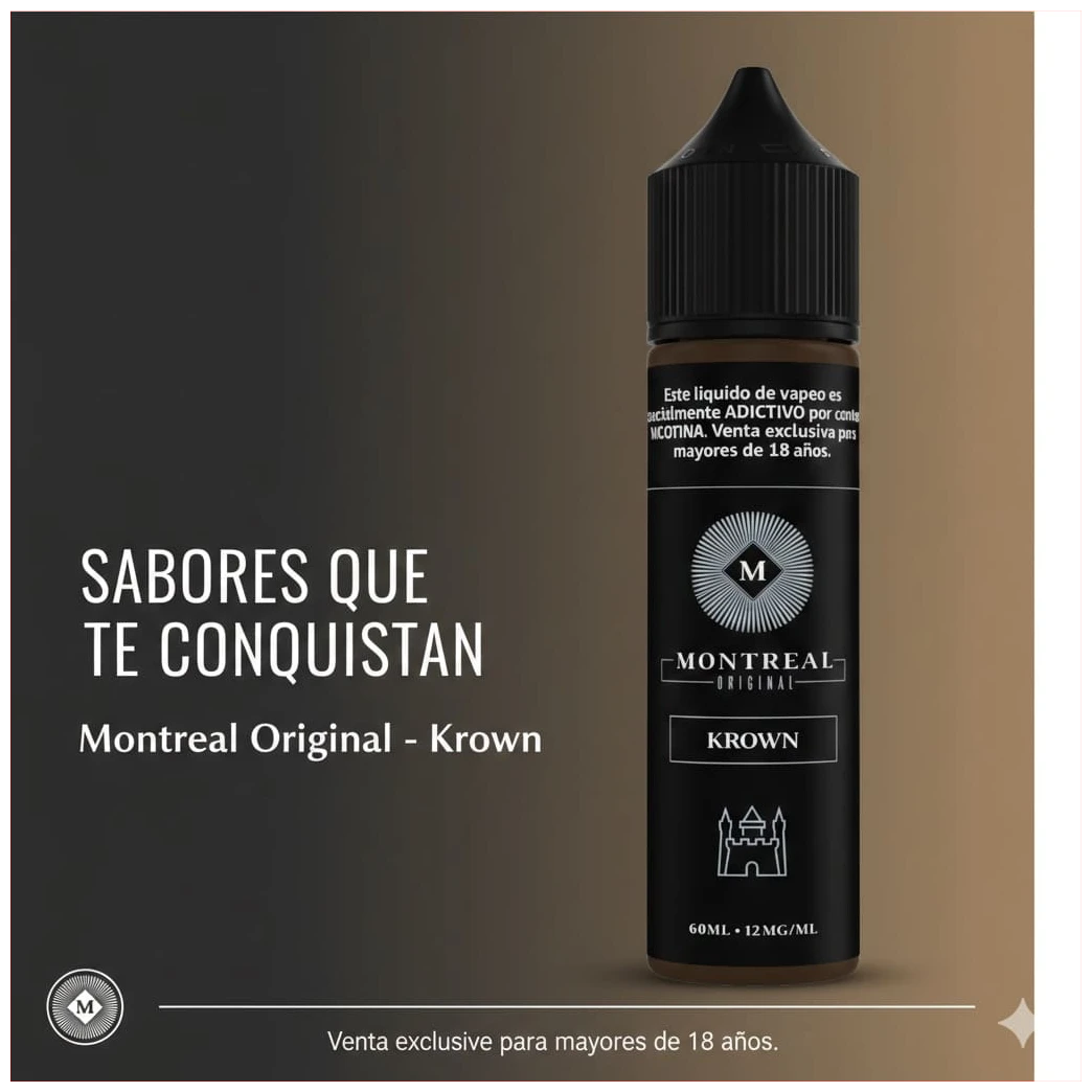 Montreal Krown 60ml 1 MONTREAL KROWN 60 ML BANNER 1.1
