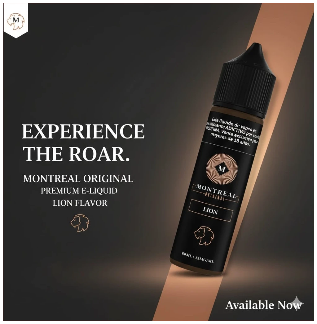 Montreal Lion 60ml 1 MONTREAL LION 60 ML BANNER 1.1