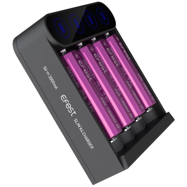 Cargador Efest Slim K4