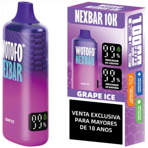 Wotofo Nexbar 10000 Puffs Grape Ice