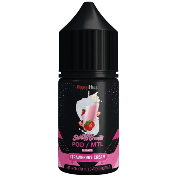 Heaven &Amp; Hell Strawberry Cream Pod/Mtl 30Ml