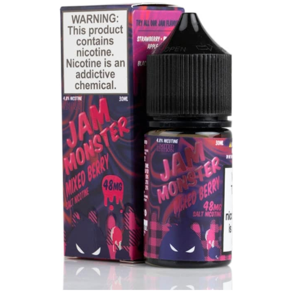Jam Monster Mixed Berry Salt 30Ml - 24
